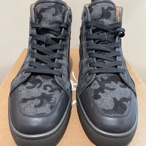Men’s Christian Louboutin Wool Camo “Rantus” Sneaker
